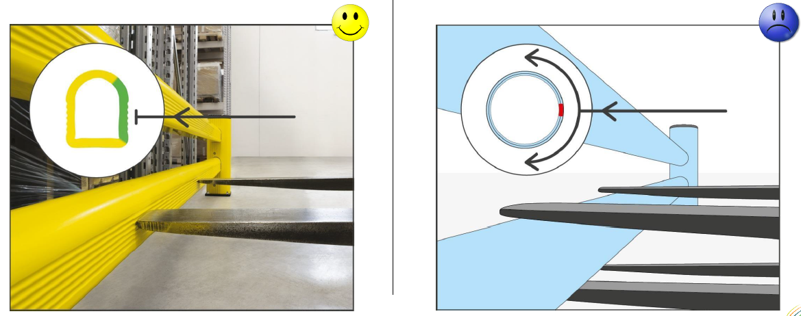 Round Posts Barrier Feature