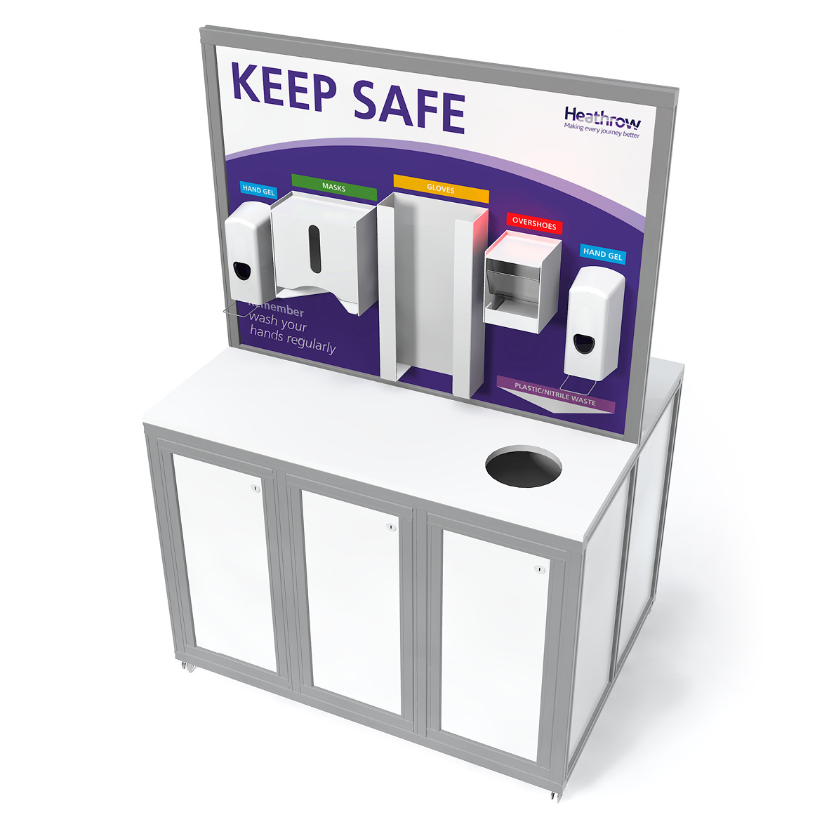 Keep Safe PPE Station