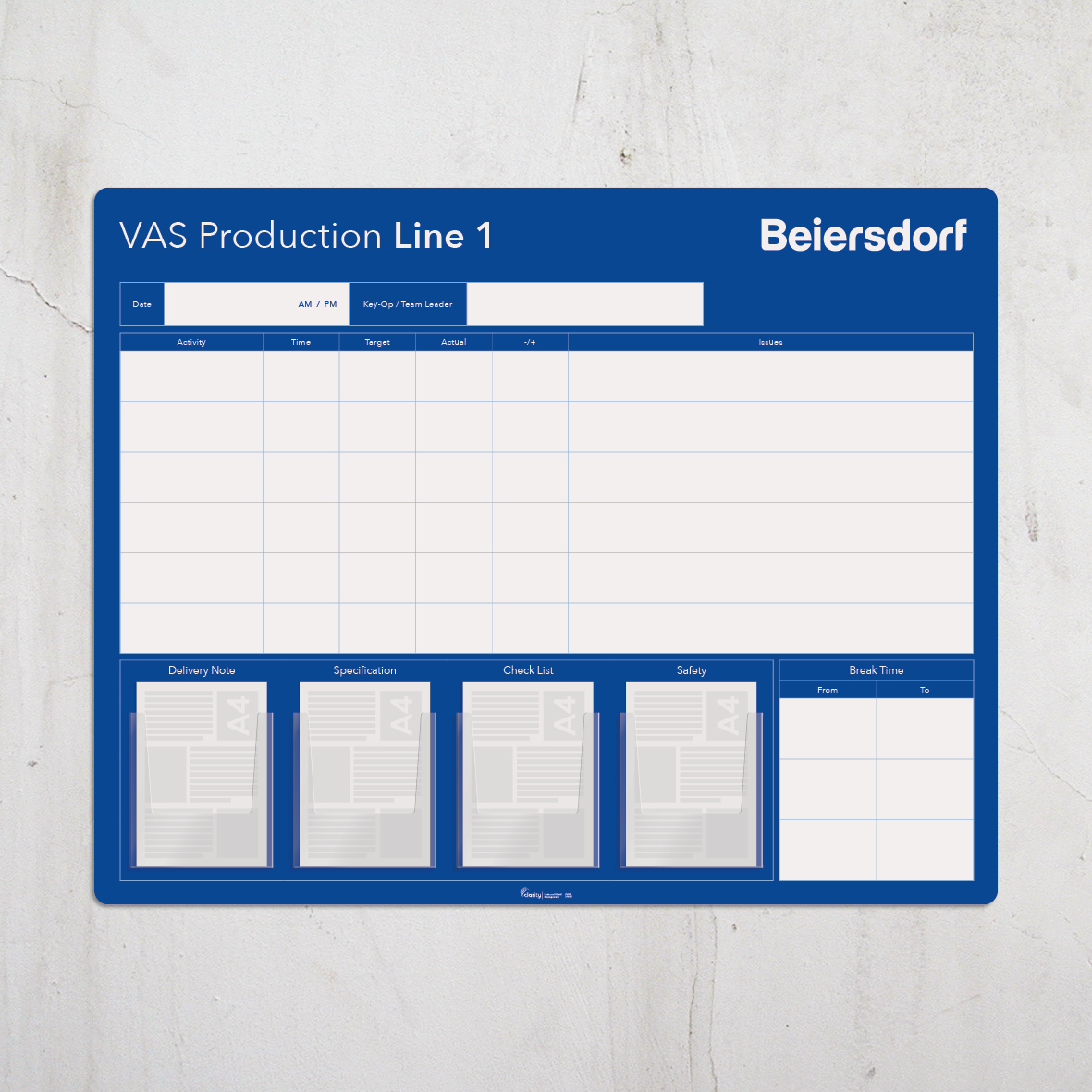 Production Line Tracker Board